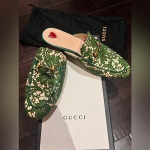 Gucci Princeton lace loafers